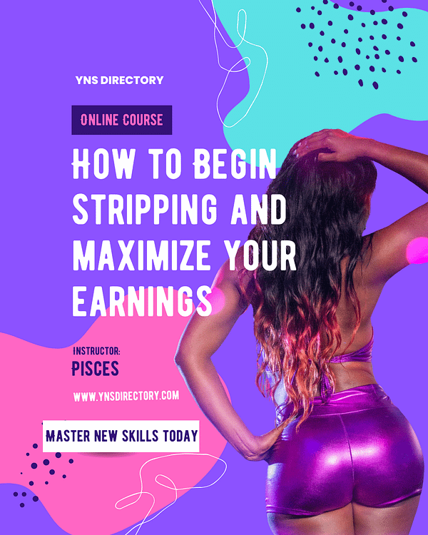 Level Up Your Earnings: A Course for Strippers